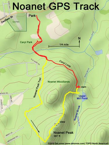 Noanet Woodlands gps track