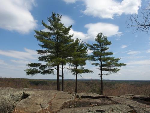 view from Noon Hill in eastern Massachusetts