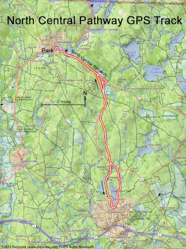 North Central Pathway gps track
