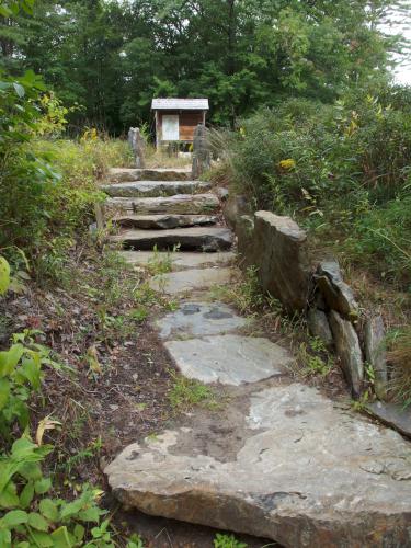 kisok at North River Preserve in southern New Hampshire