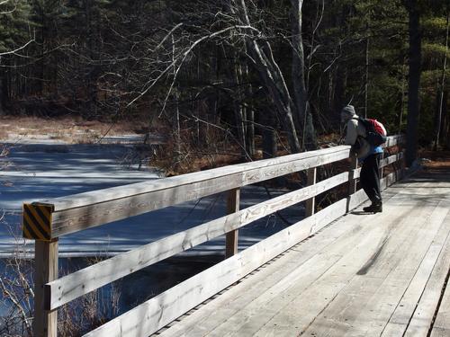 bridge at Betty Meadows at Northwood Meadows State Park in southern New Hampshire