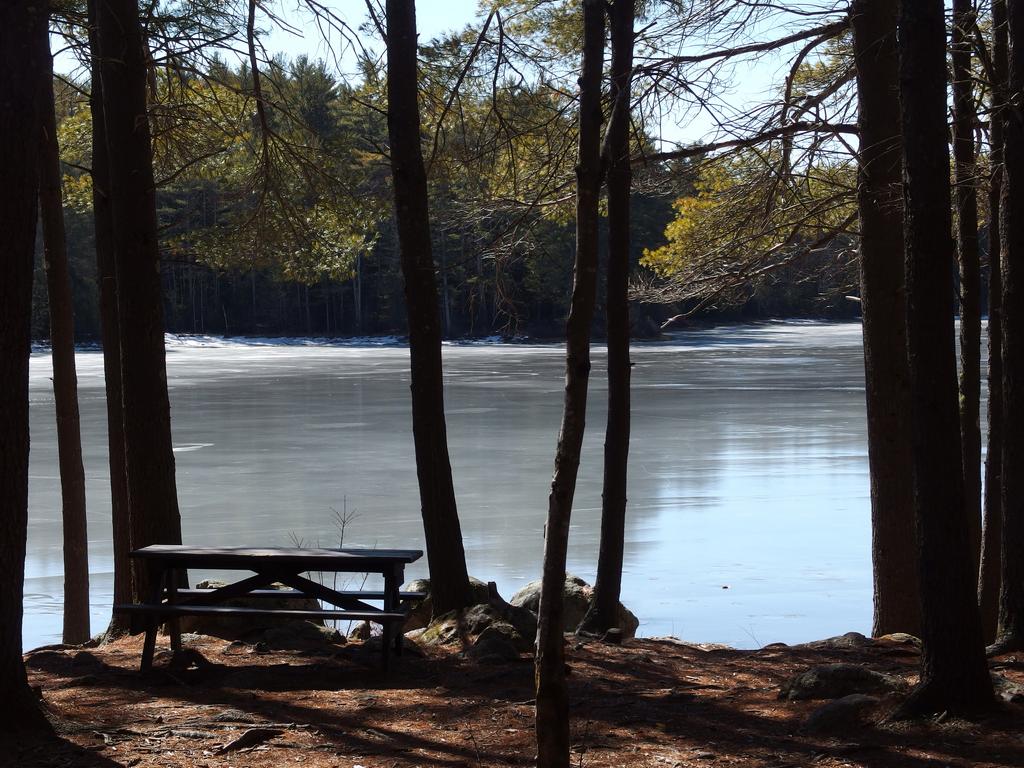 Meadow Lake in March at Northwood Meadows State Park in southern New Hampshire