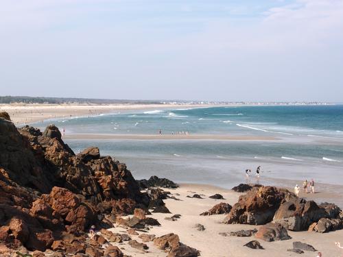 low tide at Ogunquit Beach in Maine