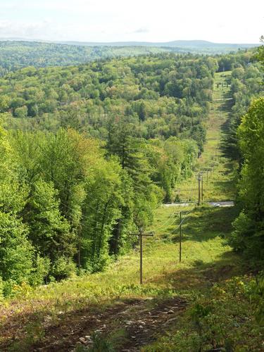 power-line swath at Orchard Highlands in southern New Hampshire