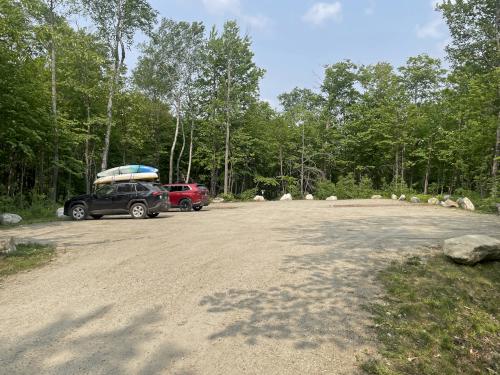 parking in June at Owlshead Mountain in northern VT