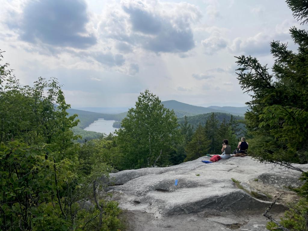 view in June from Owlshead Mountain in northern VT