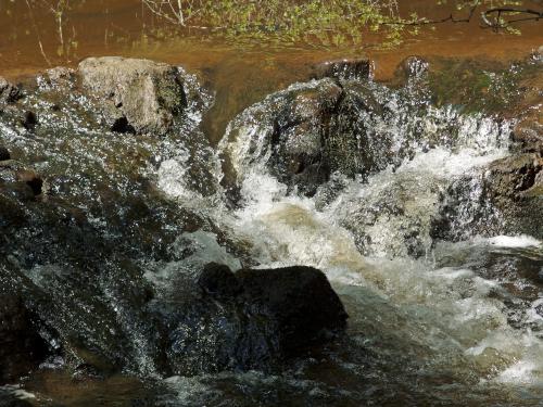 waterfall at Oyster River Forest in southeastern New Hampshire