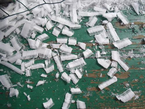 rime ice on the fire lookout tower on Pack Monadnock Mountain in New Hampshire