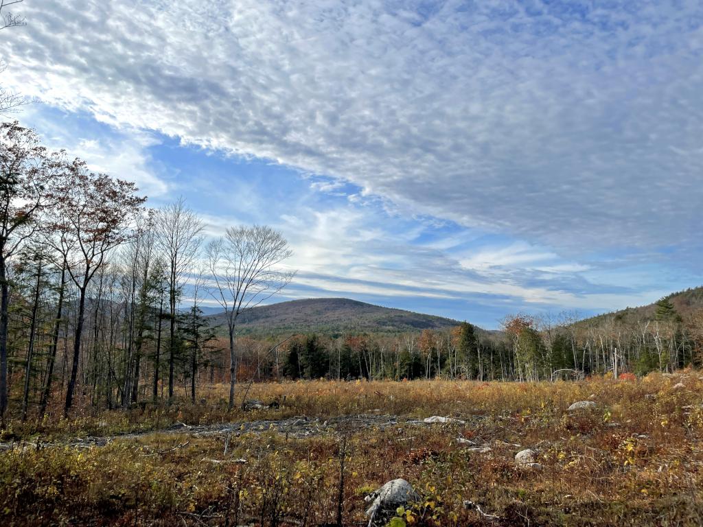 north view in November from Perkins Mountain in eastern New Hampshire