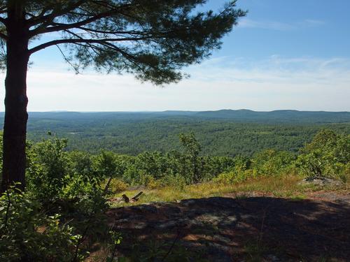 view from Phoebes Nable Mountain in New Hampshire