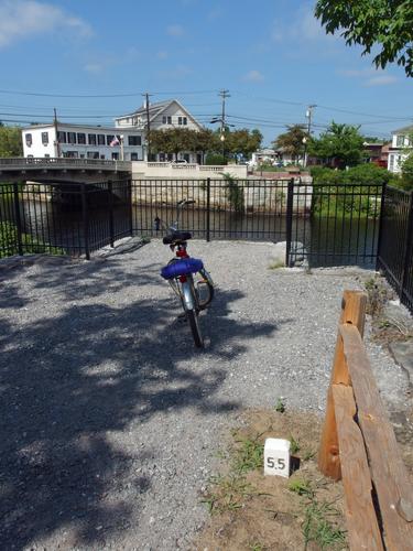 end of the Piscataquog Trail in southern New Hampshire