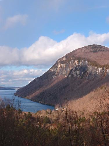 view of Mount Pisgah in northeastern Vermont as seen from the the CCC Road