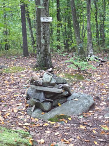 cairn a the summit of Mount Pisgah in eastern Massachusetts