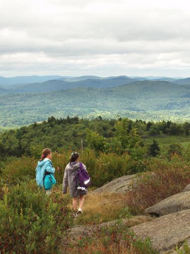 view from Pitcher Mountain in New Hampshire