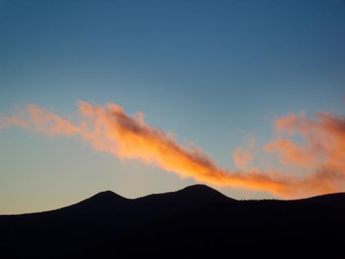 sunset on Potash Mountain in New Hampshire