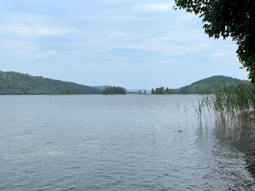 Quabbin Reservoir in July near Pottapaug Hill in central MA