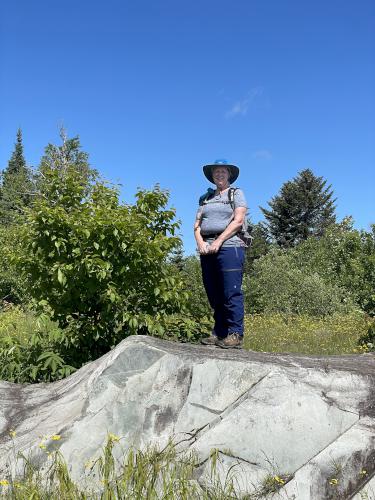 Gwen in June at Prospect Mountain in northern New Hampshire