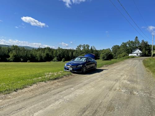 parking in June at Prospect Mountain in northern New Hampshire