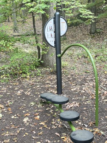 healthy-trail option in October at Prospect Hill near Waltham in northeast MA