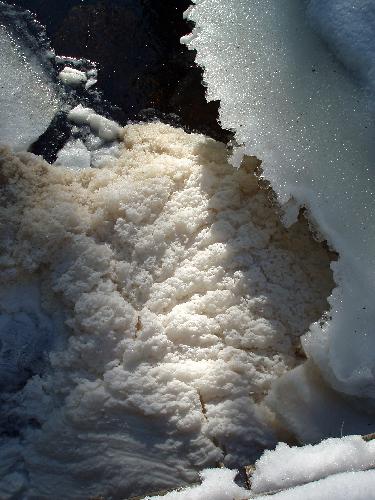 January ice on Purgatory Brook in southern New Hampshire