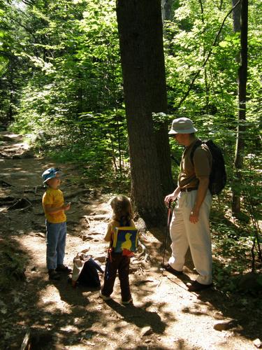 hikers on the trail to West Rattlesnake Mountain