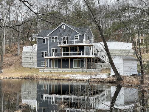 house in February near Red Line Path near Westford in northeast MA