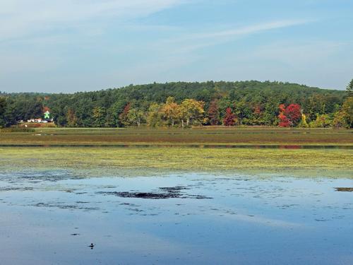 Nashua River in September as seen from the J Harry Rich State Forest in northeastern Massachusetts