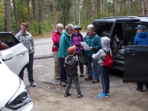 group at J Harry Rich State Forest in northeastern Massachusetts