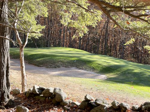 golf course in October beside Richardson Preserve in northeast MA