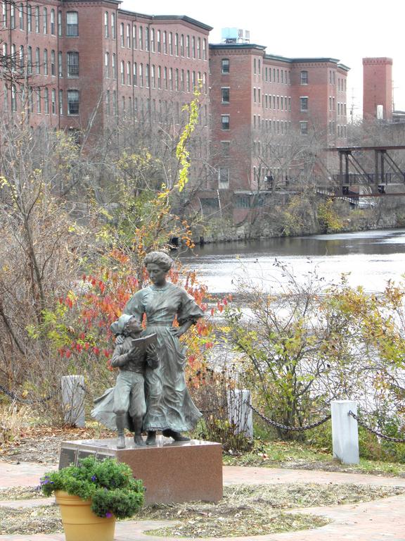 Le Parc de Notre Renaissance Francaise at Nashua Riverwalk in New Hampshire