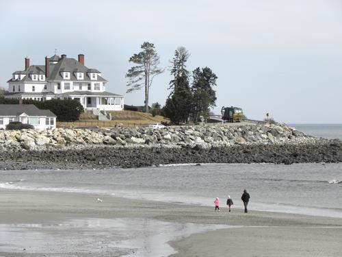 Bass Beach at Rye in New Hampshire