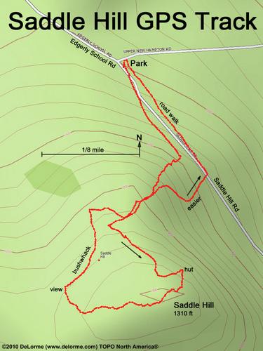 Saddle Hill gps track