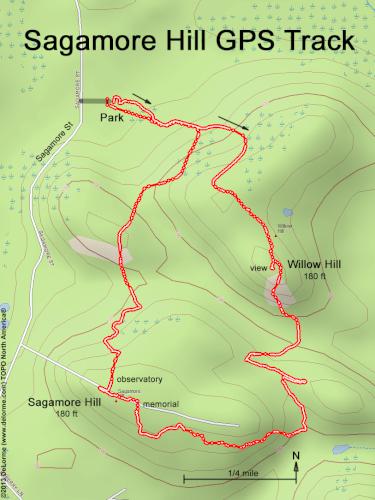 Sagamore Hill gps track