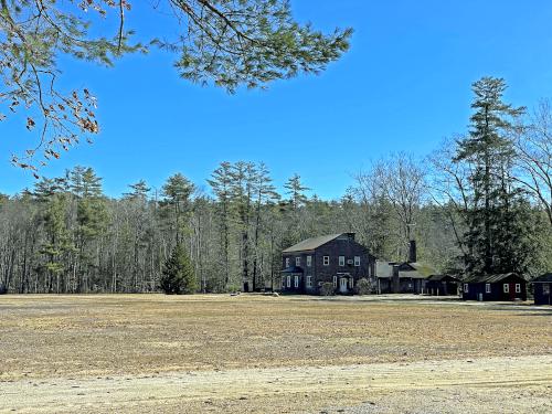 Sargent house in March at Sargent Camp in southern NH