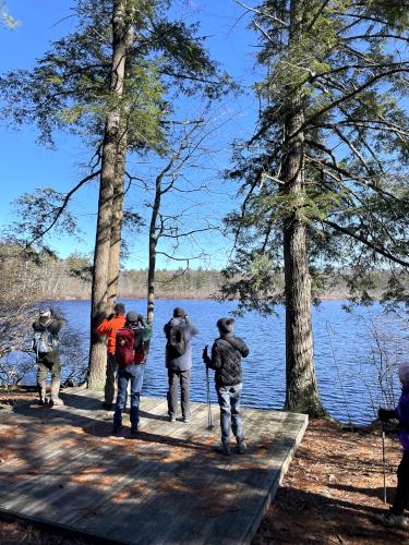 xxx in March at Sargent Camp in southern NH