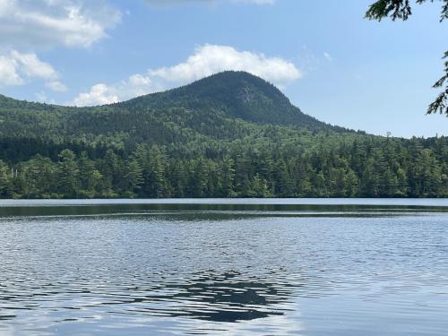 view of Owls Cliff at Sawyer Ponds in central NH