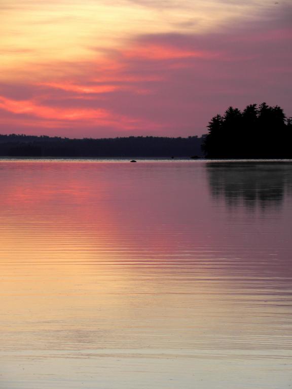 sunrise over Millinocket Lake in northern Maine