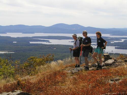 view from Black Snout Mountain in New Hampshire