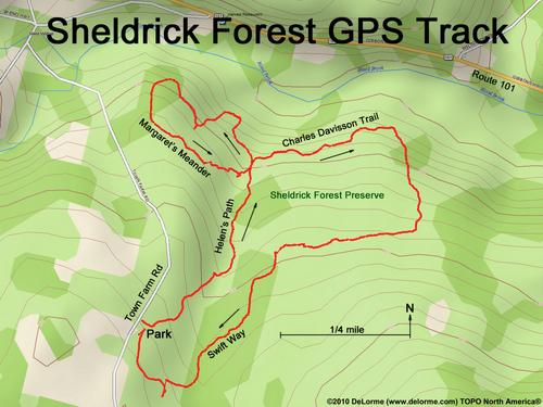 Sheldrick Forest gps track