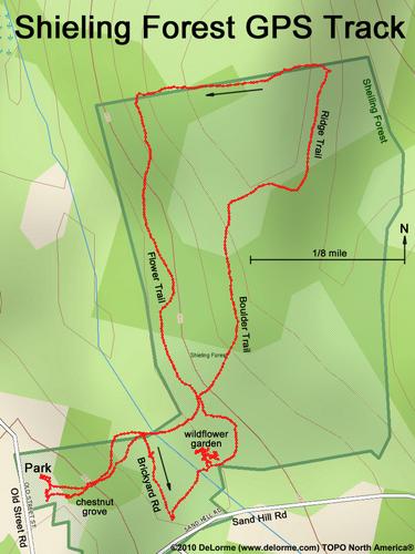 Shieling Forest gps track