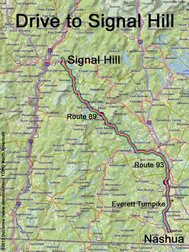 Signal Hill drive route