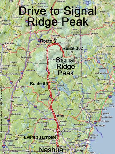 Signal Ridge Peak drive route