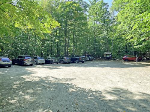 parking at Signal Ridge Peak in central NH