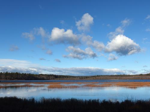 Great Turkey Pond at Silk Farm Audubon Center near Concord in southern New Hampshire