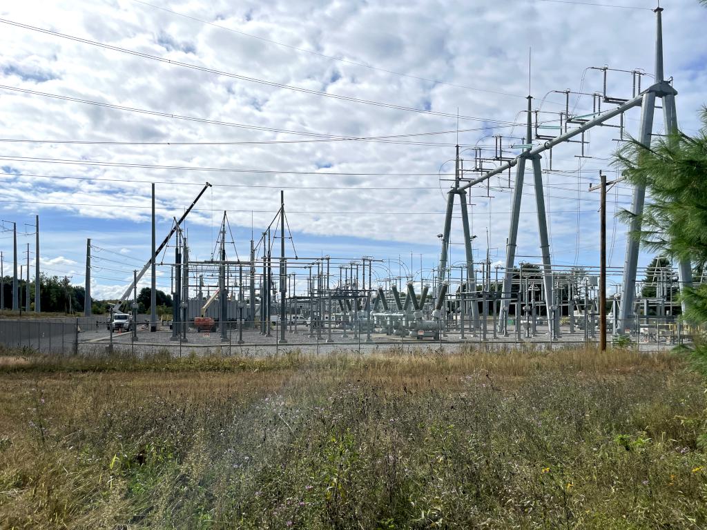 electric grid facility in September at Sklar Waterfront Park in southern NH