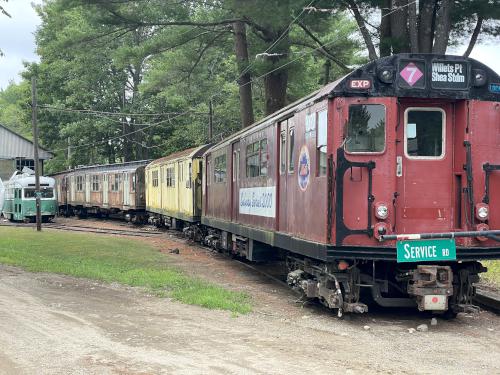 Seashore Trolley Museum in August near Smith Preserve near Kennebunkport in southern Maine