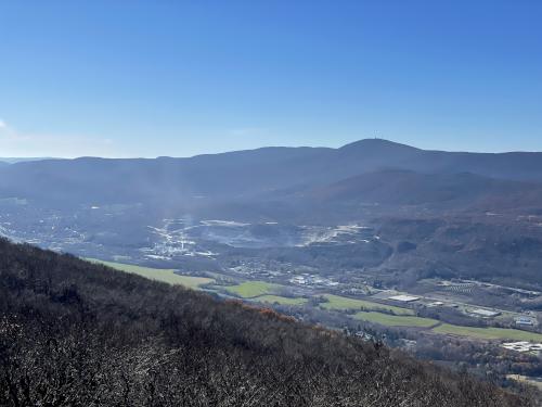 southwest view in November from Spruce Hill in northwest Massachusetts