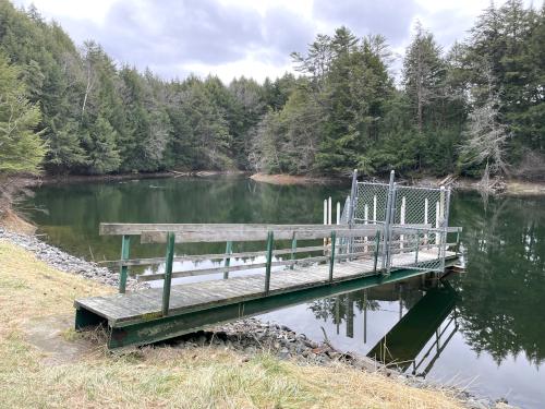 Storrs Pond in December near Hanover in western New Hampshire