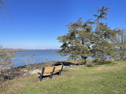 view in November from Smith's Island at Strawberry Hill in northeast Massachusetts