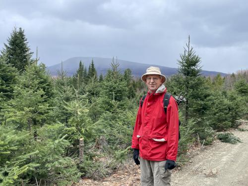 Fred in April at Sugar Hill in western NH